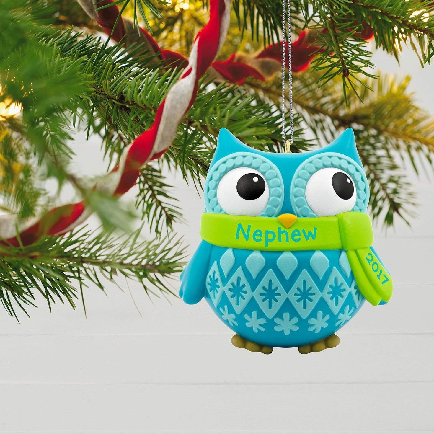 Hallmark 1295QGO1185 Nephew Keepsake Christmas Ornaments