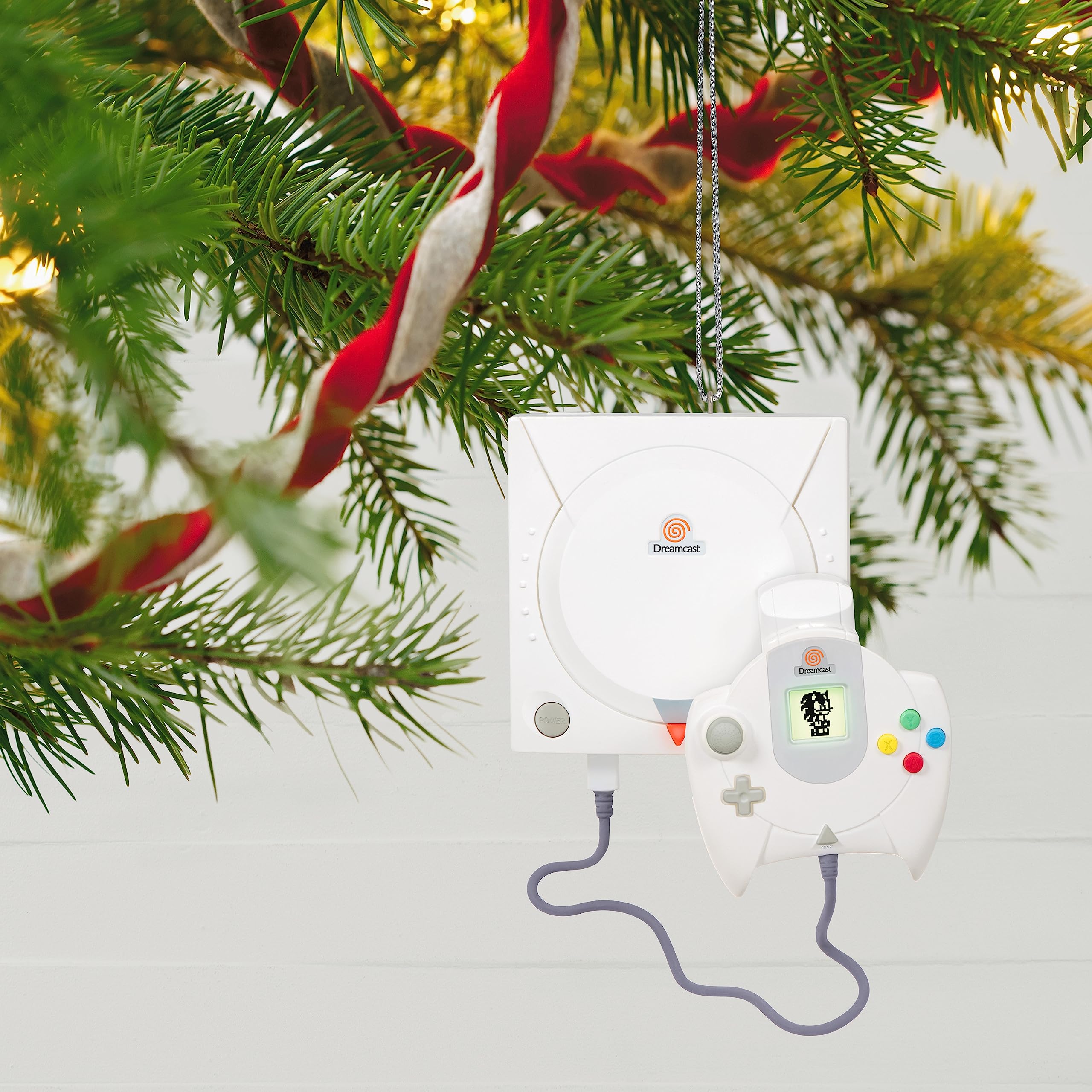 Hallmark Keepsake Christmas Ornament 2023, SEGA Dreamcast Console Musical Ornament with Light