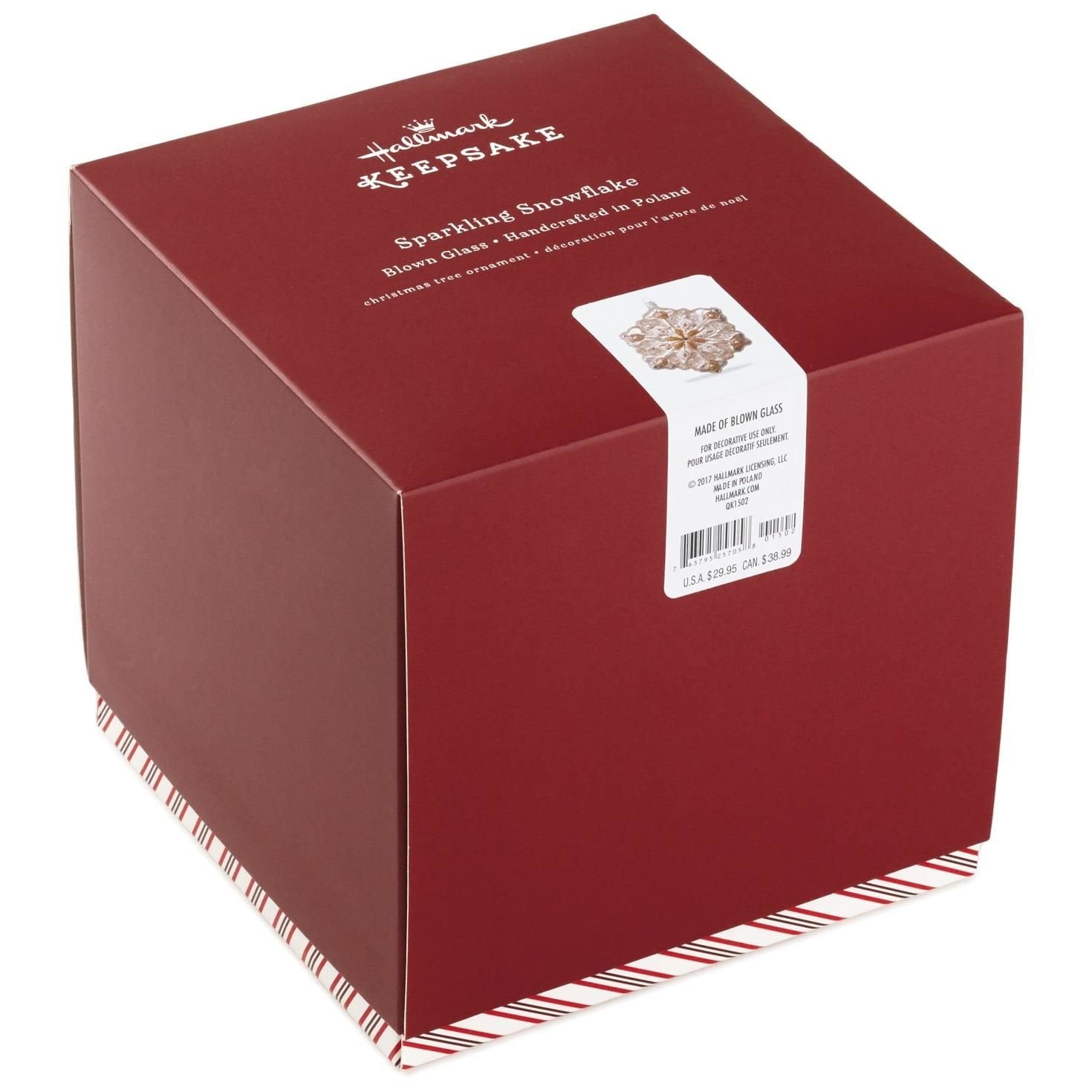 Hallmark Keepsake Ornament Sparkling Snowflake 2017