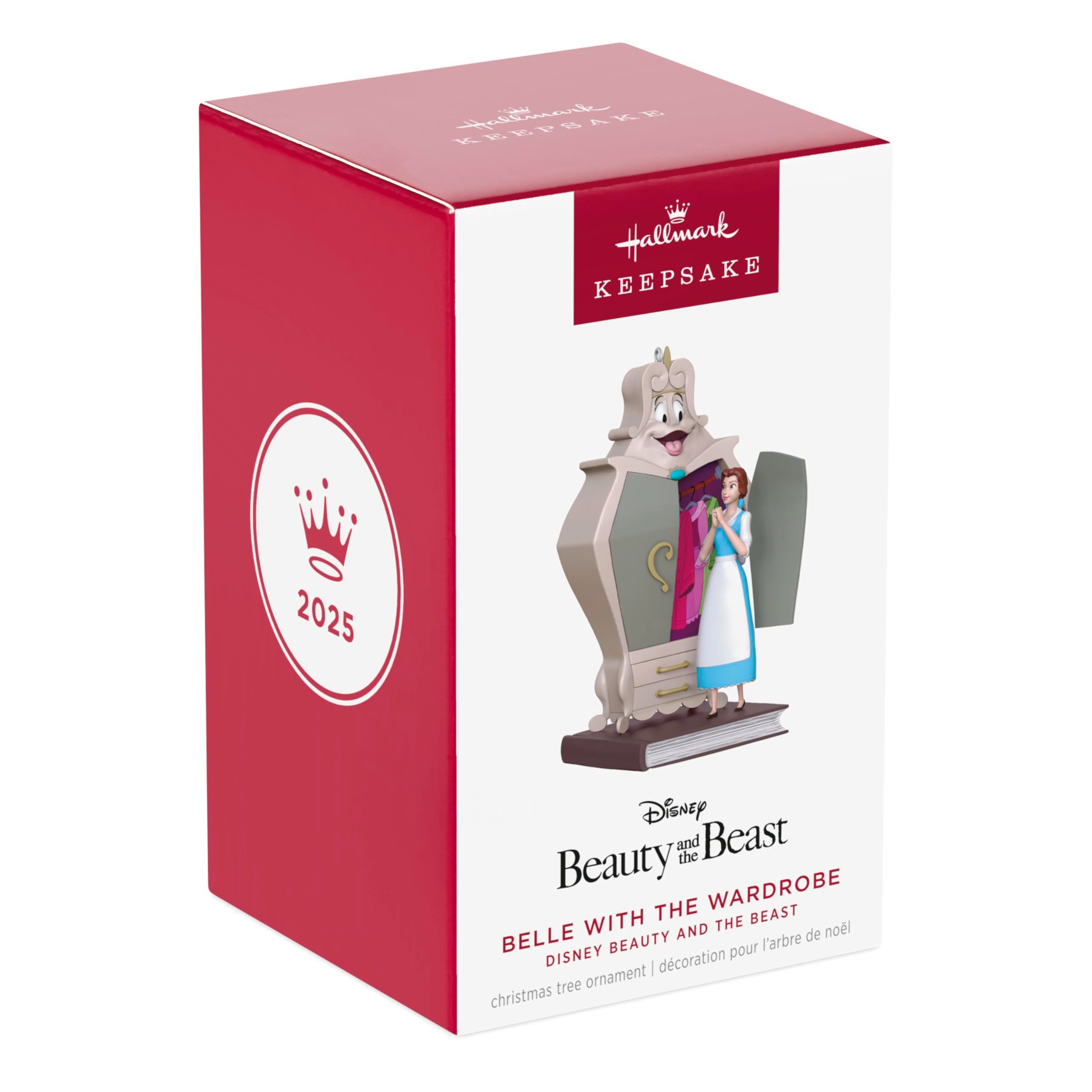 Belle With the Wardrobe, Disney's Beauty and the Beast, 2025 Hallmark Keepsake Christmas Ornament