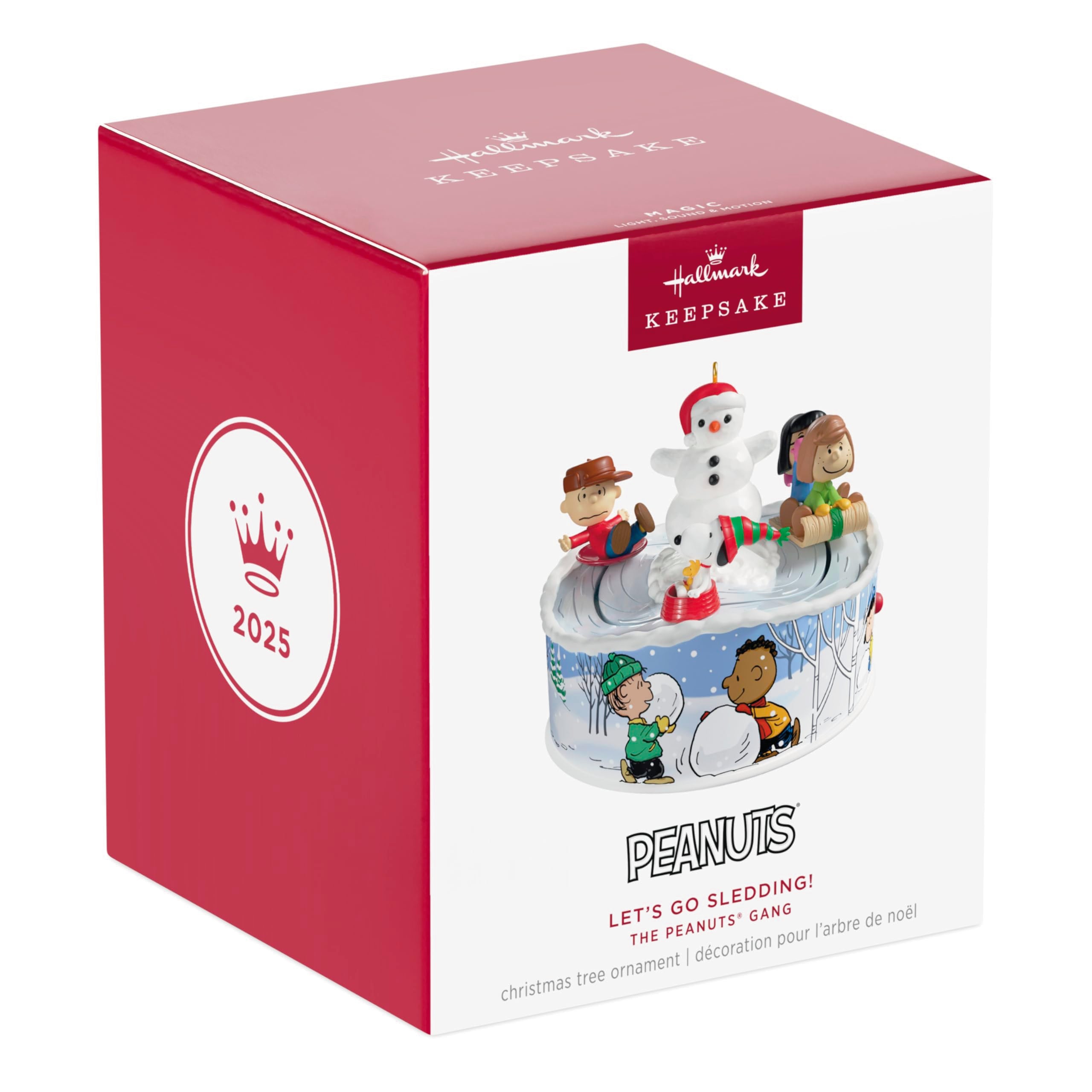 Let's Go Sledding! The Peanuts Gang, 2025 Hallmark Keepsake Christmas Ornament