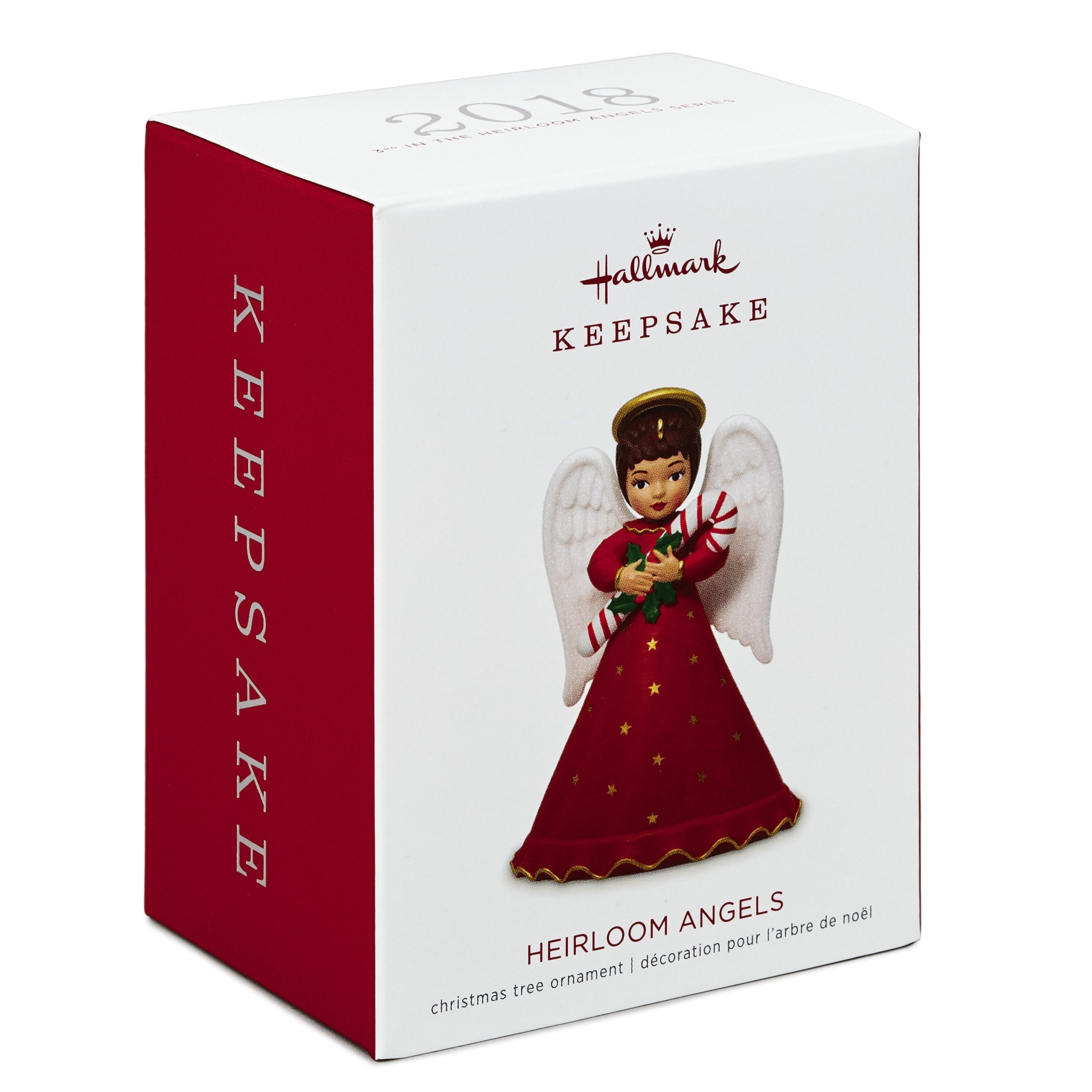 Hallmark Keepsake Christmas Ornament 2018 Year Dated Heirloom, Vintage Angels