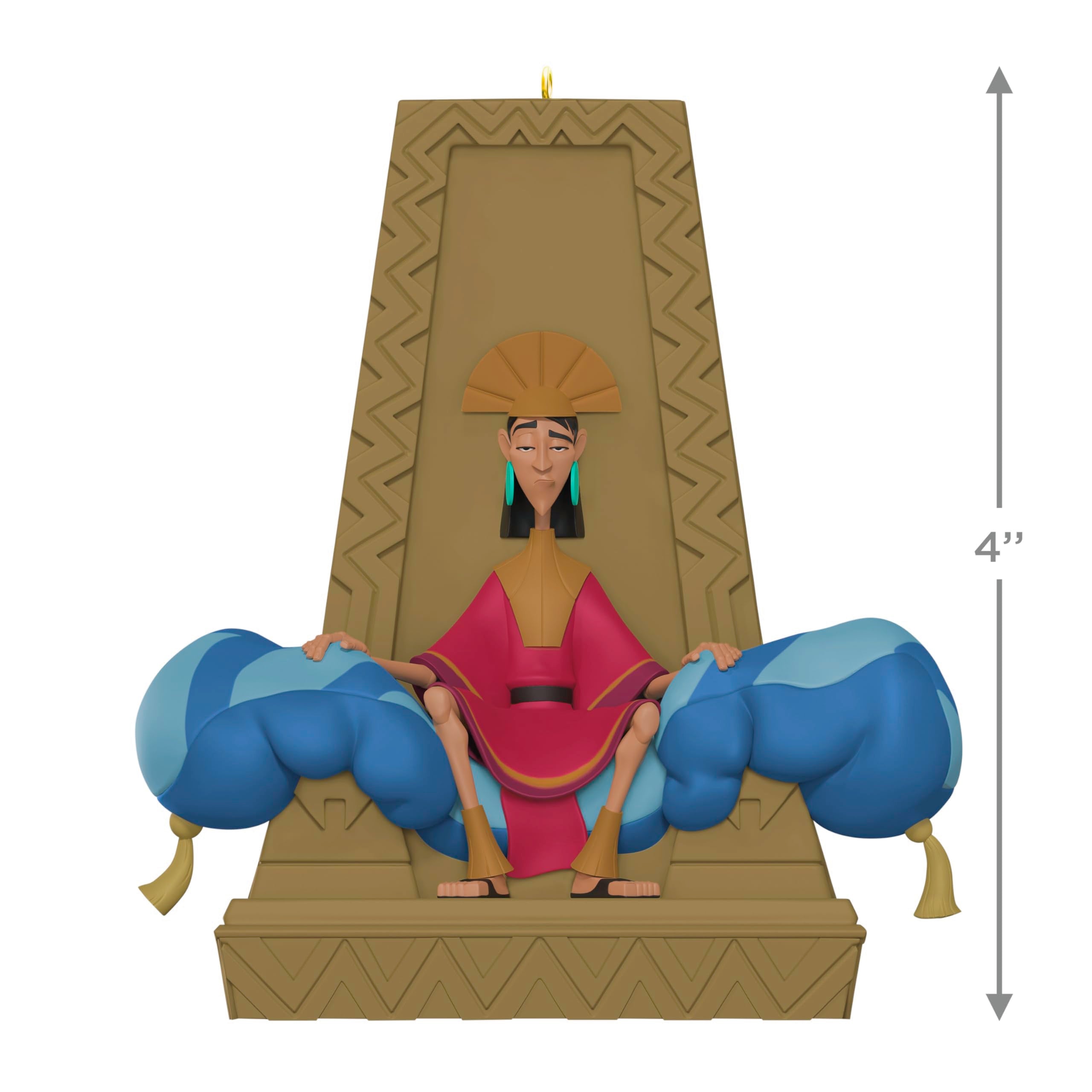 Emperor Kuzco, Disney the Emperors New Groove, 2025 Hallmark Keepsake Christmas Ornament