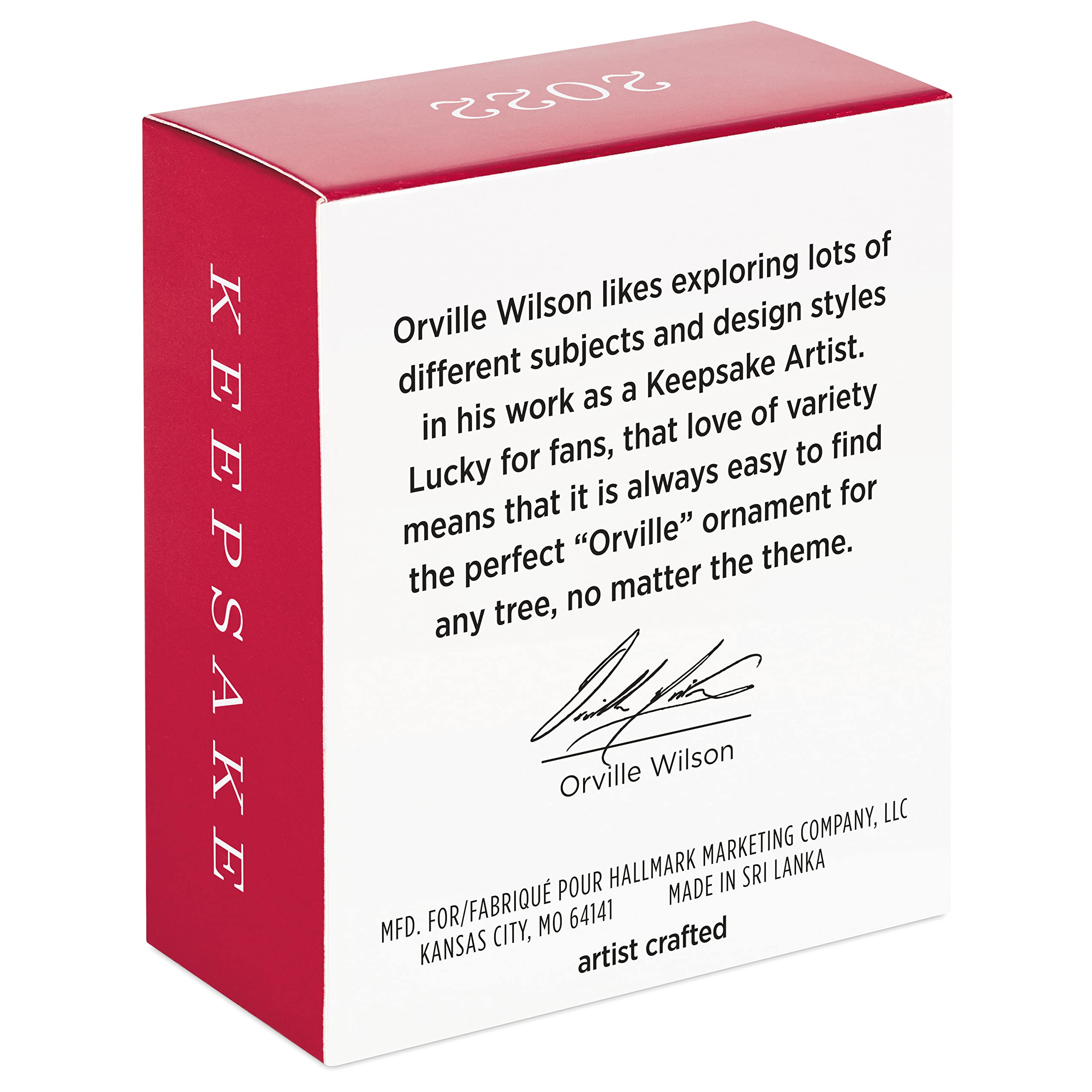 Hallmark Keepsake 0.8" Miniature Christmas Ornament 2022, Disney/Pixar Pixar Lamp and Ball, Mini