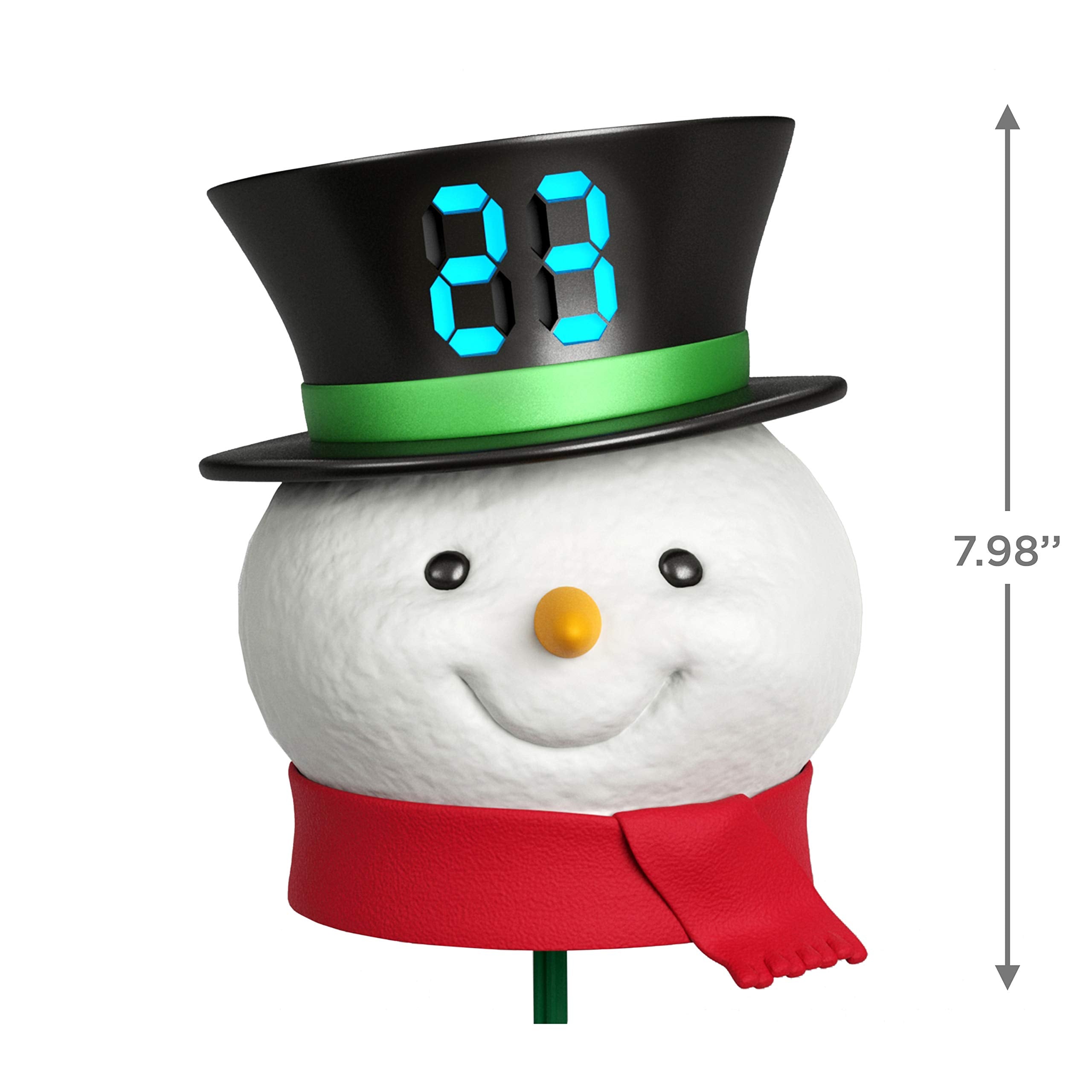 Hallmark Keepsake 2020, Countdown to Christmas Clock Snowman Tree Topper Projector With LED Lights