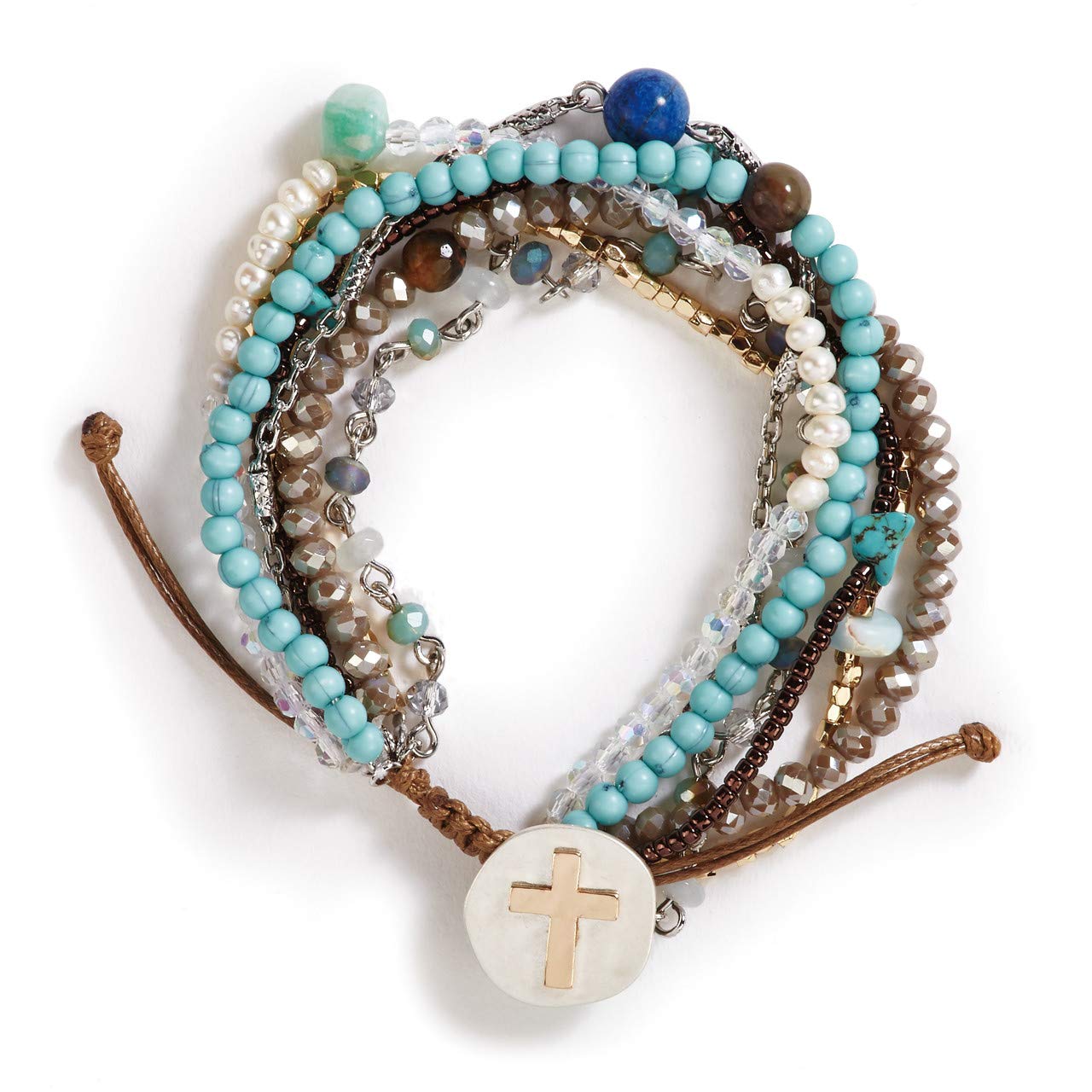 Turquoise Your Journey Prayer Bracelet