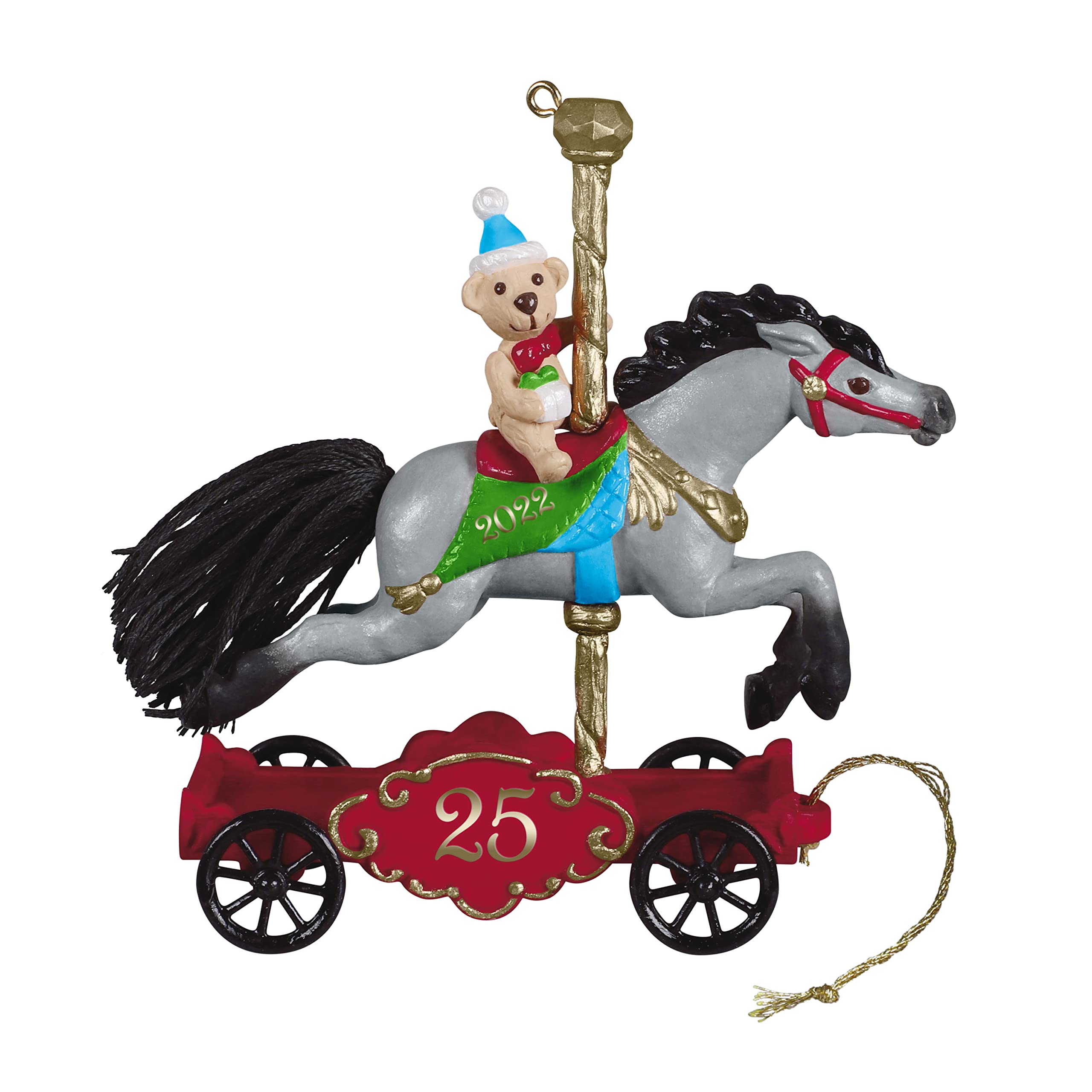 Hallmark Keepsake Plastic Christmas Ornament 2022 Year-Dated, A Pony for Christmas