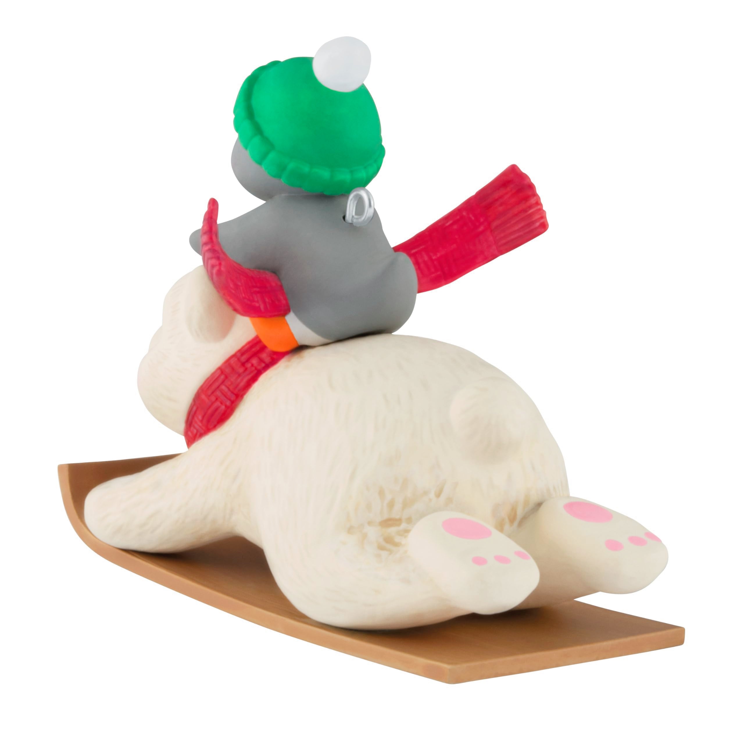 Sledding Sidekicks Snowball and Tuxedo 2025 Hallmark Keepsake Christmas Ornament