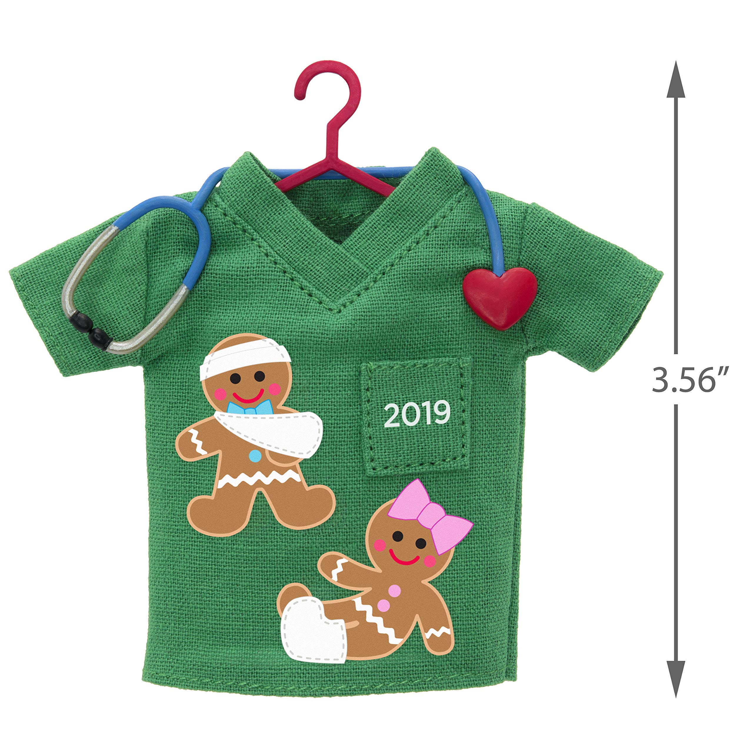 Hallmark Keepsake Christmas 2019 Year Dated Compassionate Caregiver Medical Ornament, Fabric,