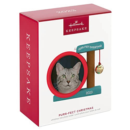 Hallmark Keepsake Christmas Ornament 2023, Purr-fect Christmas Photo Frame