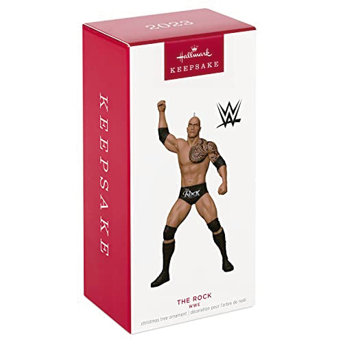 Hallmark Keepsake Christmas Ornament 2023, WWE The Rock Wrestling Ornament