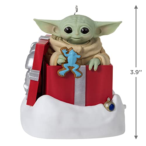 Hallmark Keepsake Christmas Ornament, Star Wars: The Mandalorian Grogu Greetings, Sound and Motion