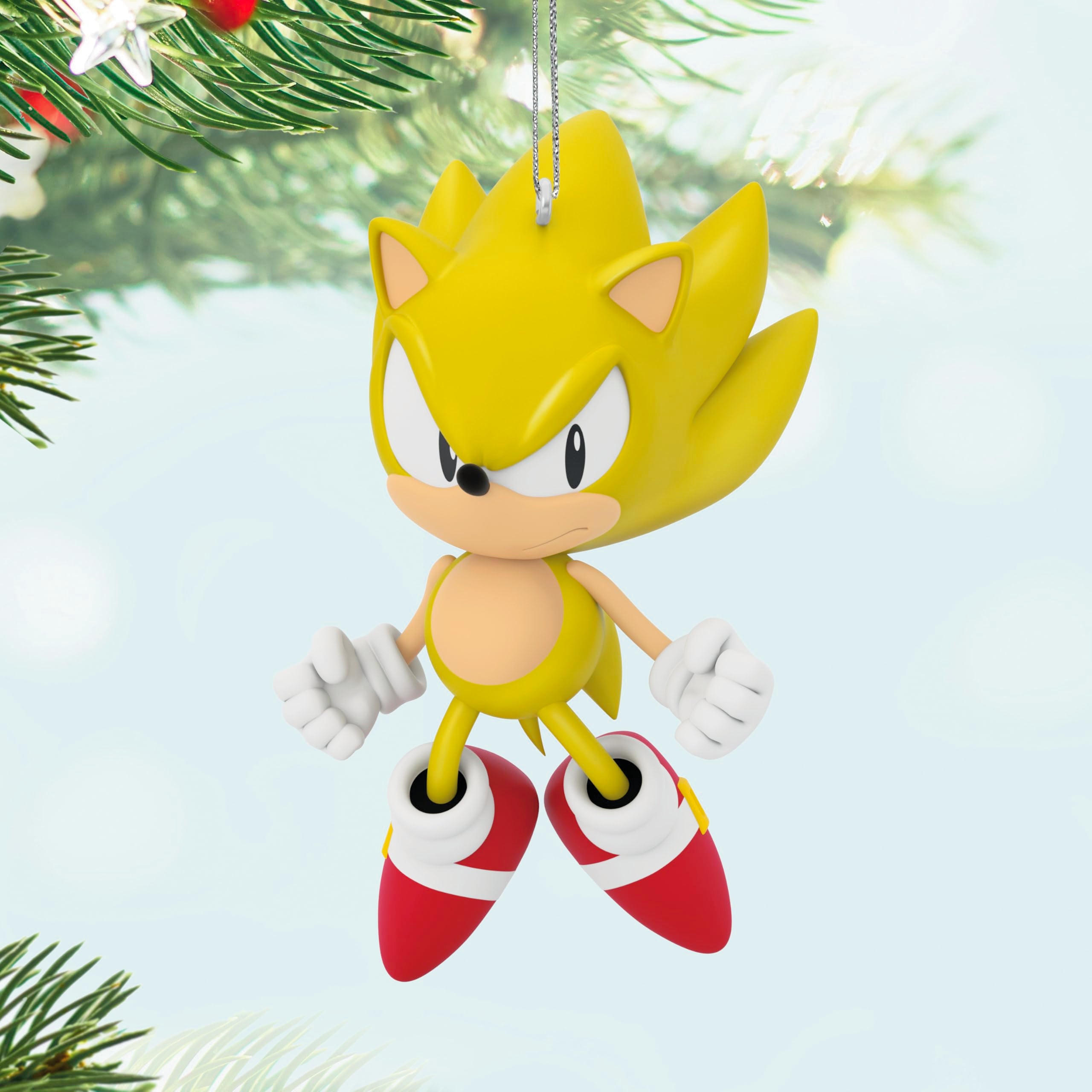 Super Sonic Sonic the Hedgehog 2025 Hallmark Keepsake Christmas Ornament