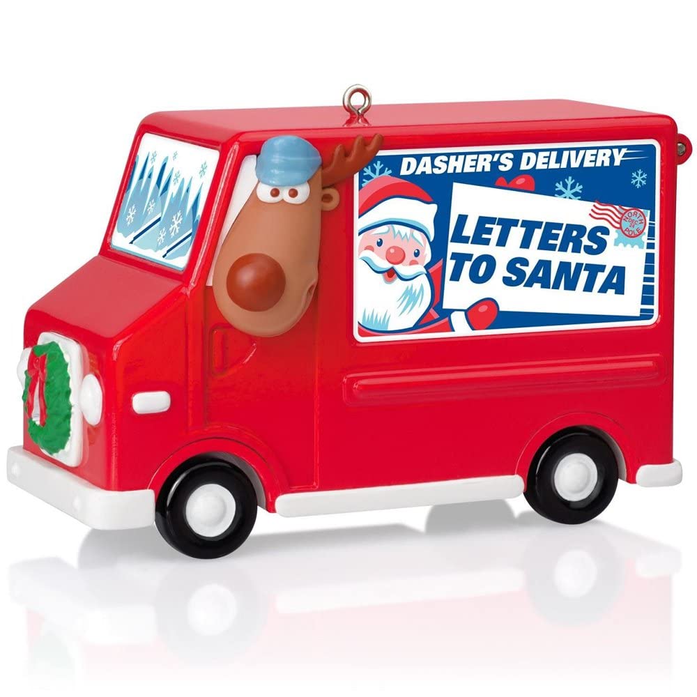 Hallmark Keepsake Ornament Dasher's Delivery Mail Truck 2015