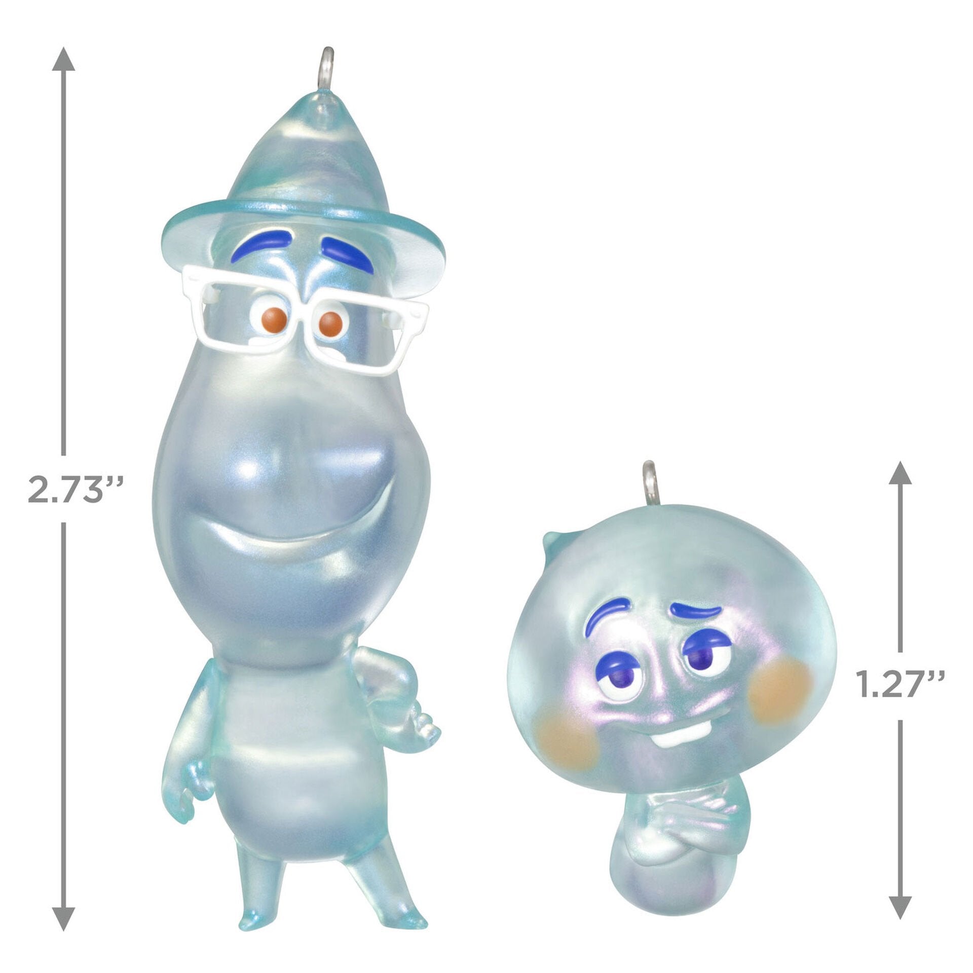 Hallmark 2023 Keepsake Disney Joe Gardner and 22 Set Limited Ornament New