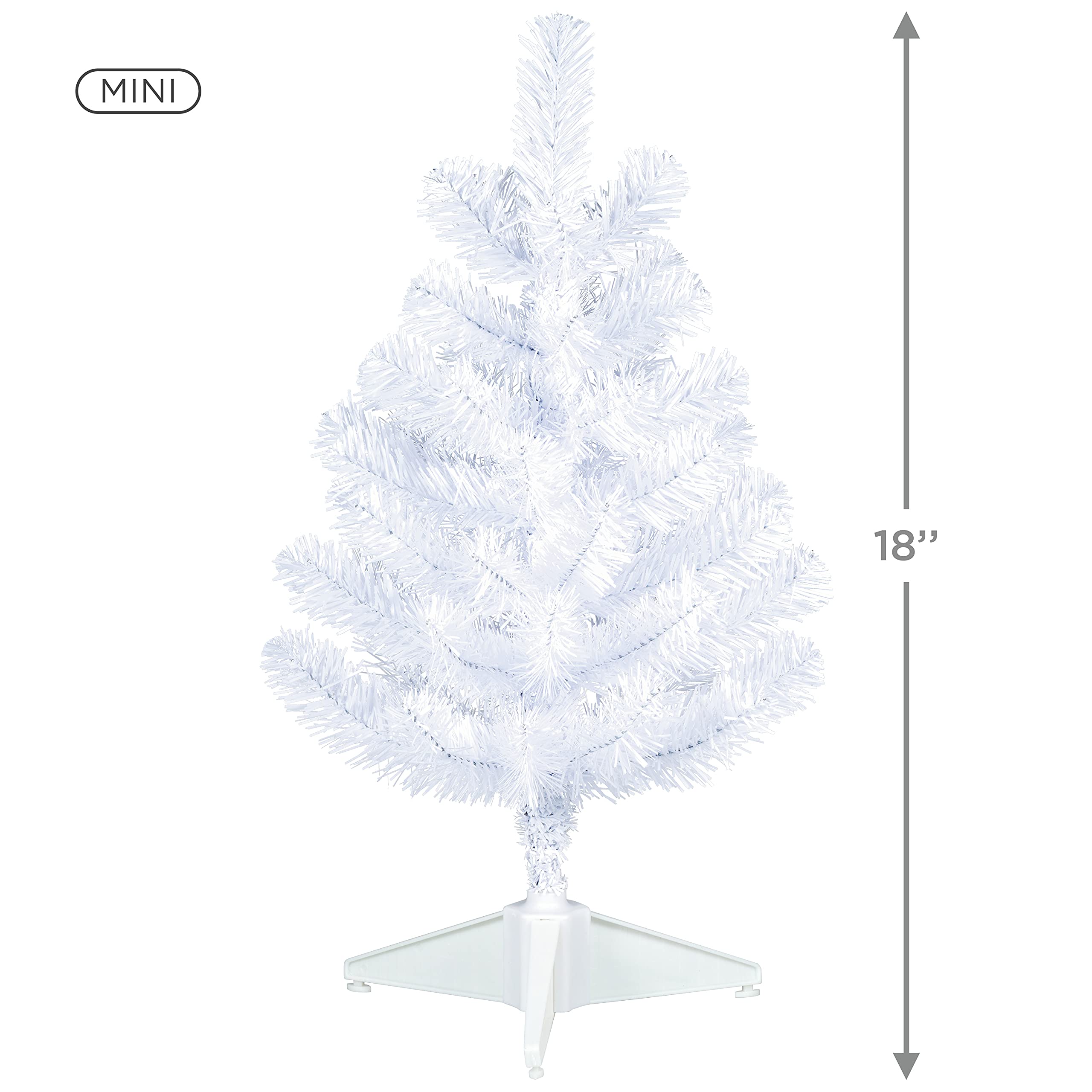 Hallmark Keepsake 2020, Miniature White Christmas Tree, 18"