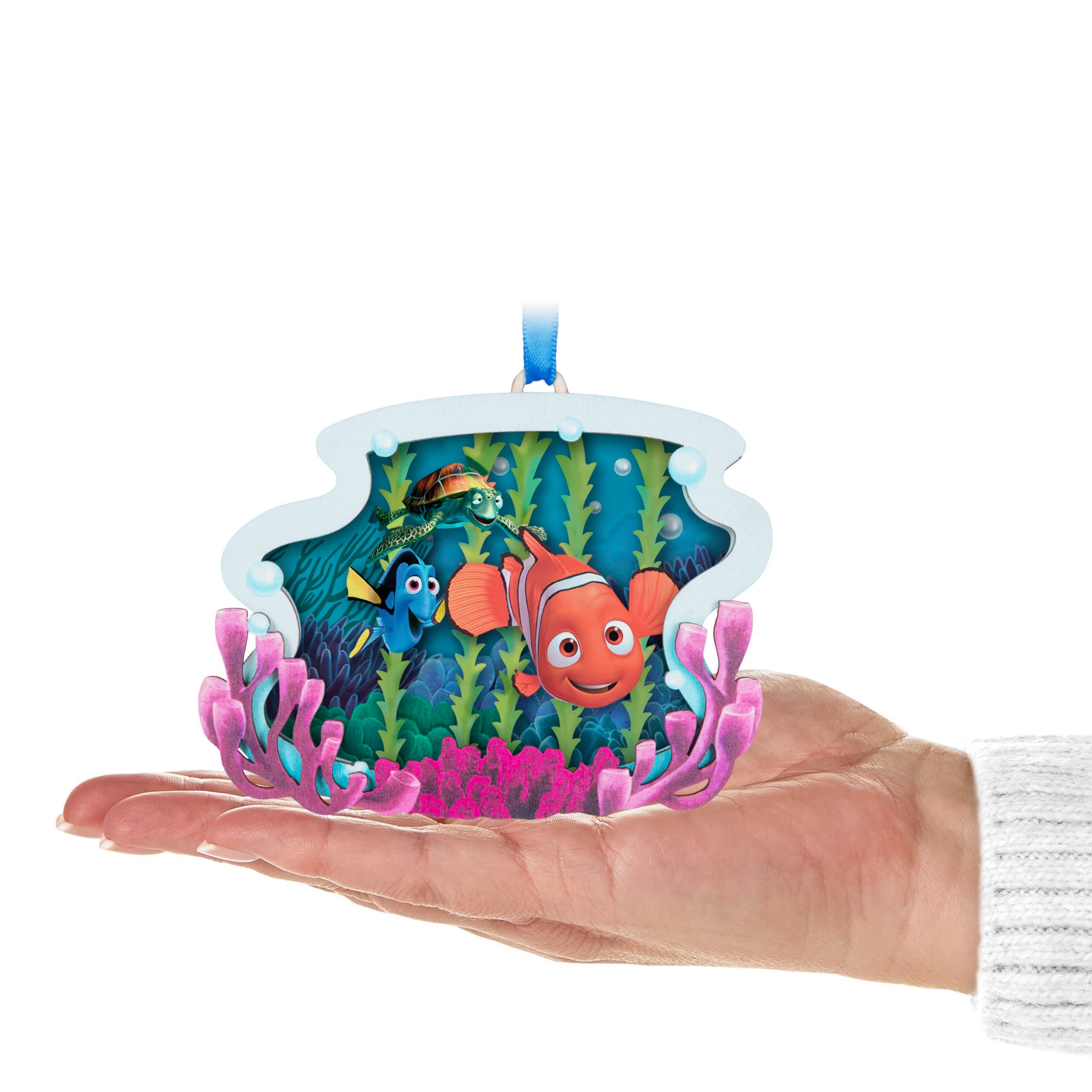 Hallmark Keepsake Christmas Ornament 2024, Disney/Pixar Finding Nemo Totally Unforgettable Friends Papercraft, Gifts for Disney Fans