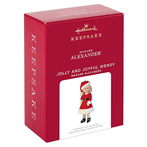 Hallmark Keepsake Christmas Ornament 2021, Madame Alexander Jolly and Joyful Wendy