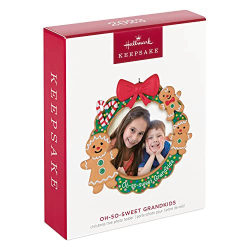 Hallmark Keepsake Christmas Ornament 2023, Oh-So-Sweet Grandkids Photo Frame