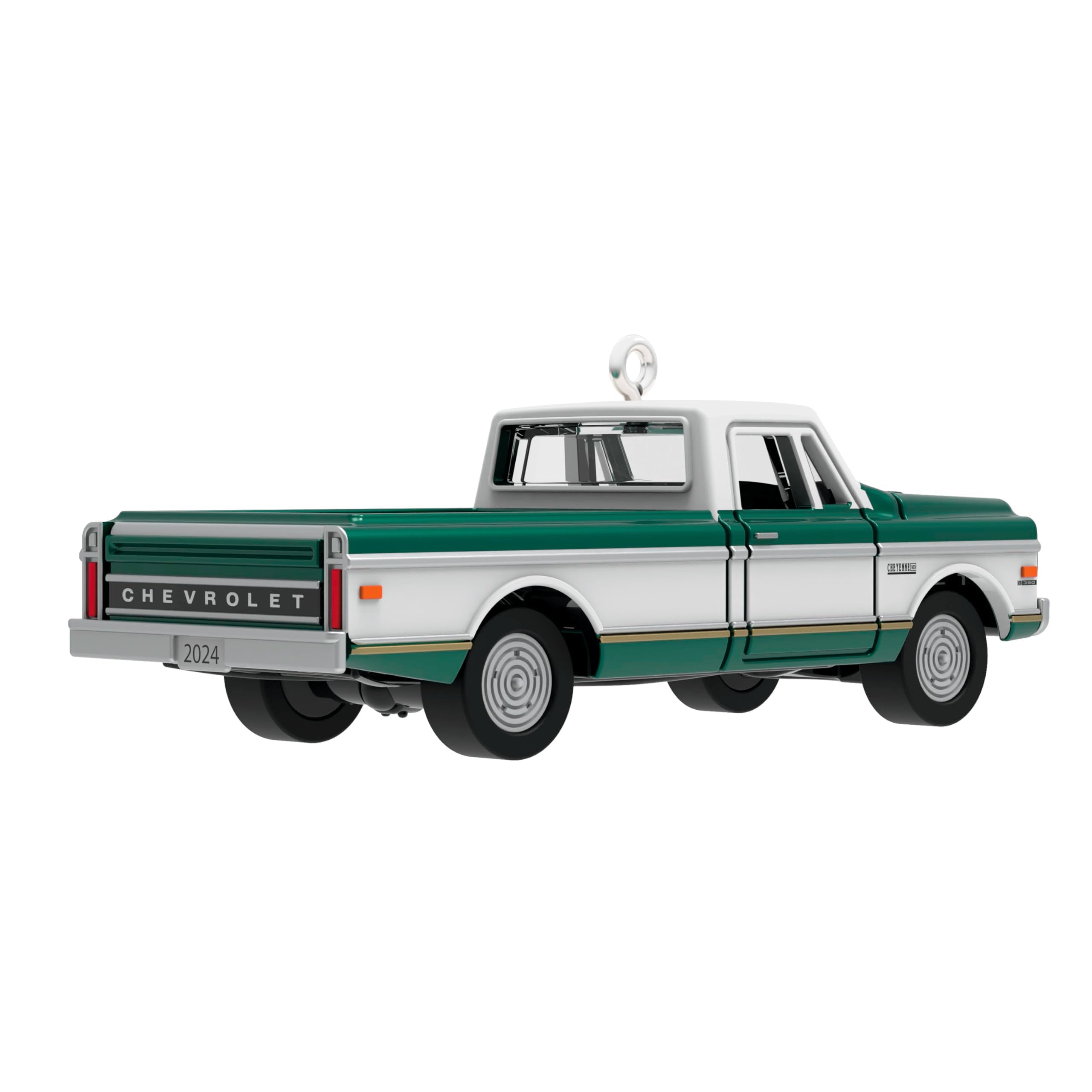 Hallmark Keepsake 0.67" Mini Christmas Ornament 2024, Lil' American Trucks 1972 Chevrolet Cheyenne Super 2024, Metal, Gifts for Car Collectors