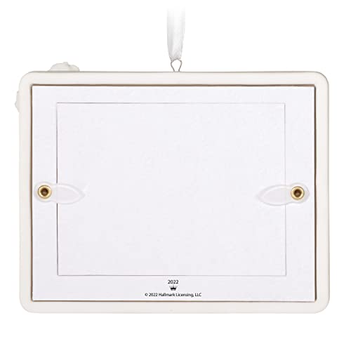 Hallmark Keepsake Christmas Ornament 2022, Happy Beginnings Picture Frame, Porcelain Wedding Gift for Couple