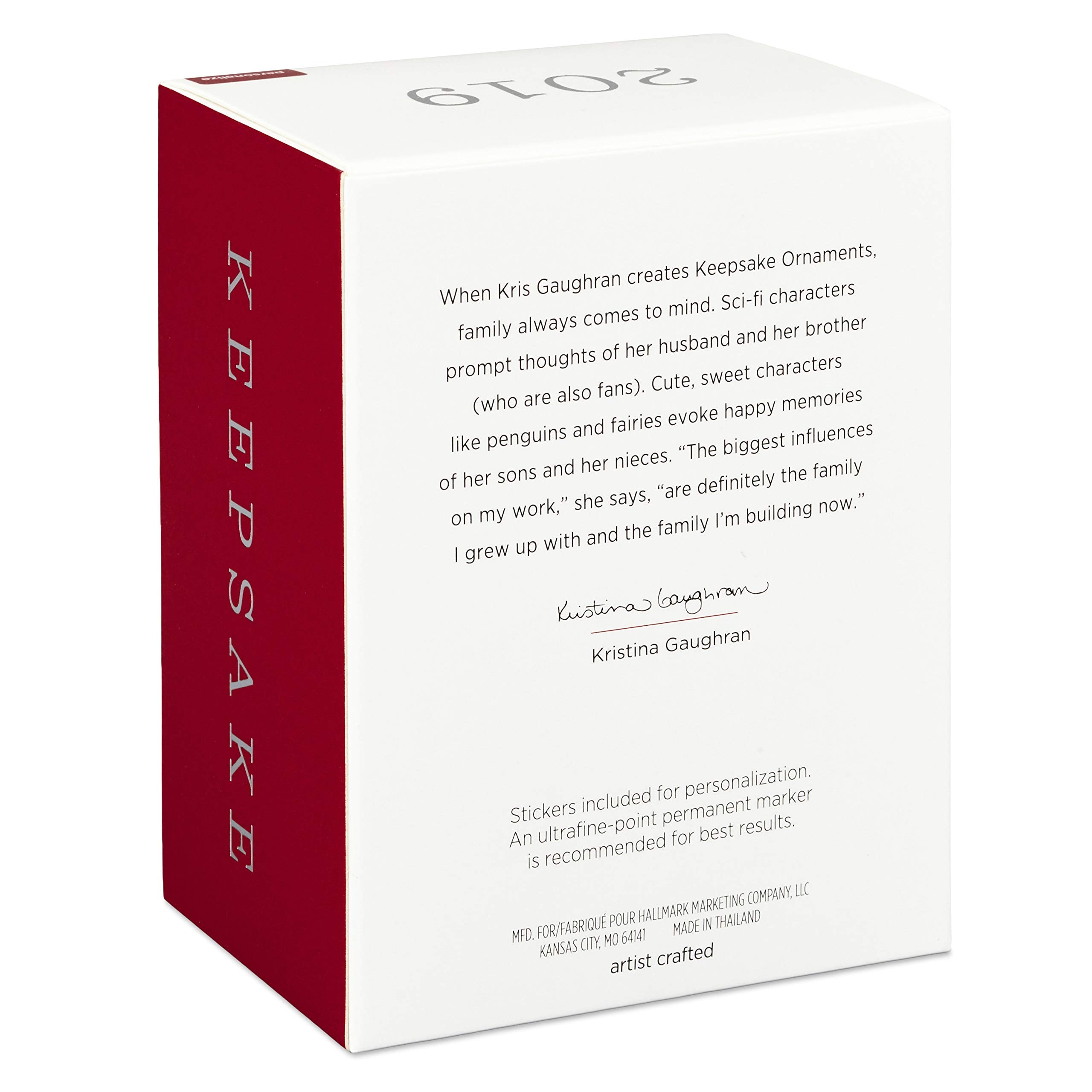 Hallmark Keepsake Christmas Ornament 2019 Year Dated, Football Star Penguin DIY Personalized Ornament