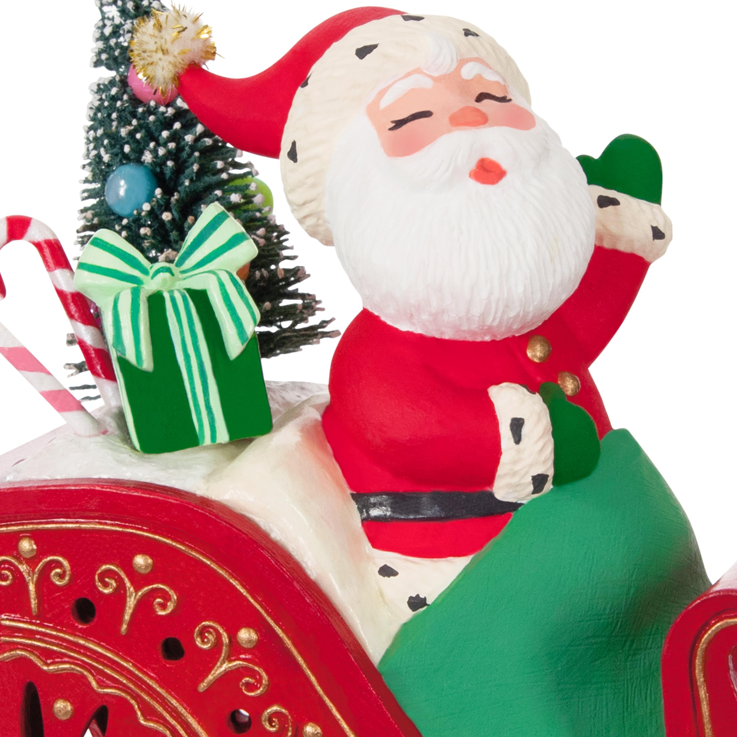 Hallmark Keepsake 18.75" Miniature Christmas Tree, Silver and White Pre-Lit, Gifts for Christmas Lovers