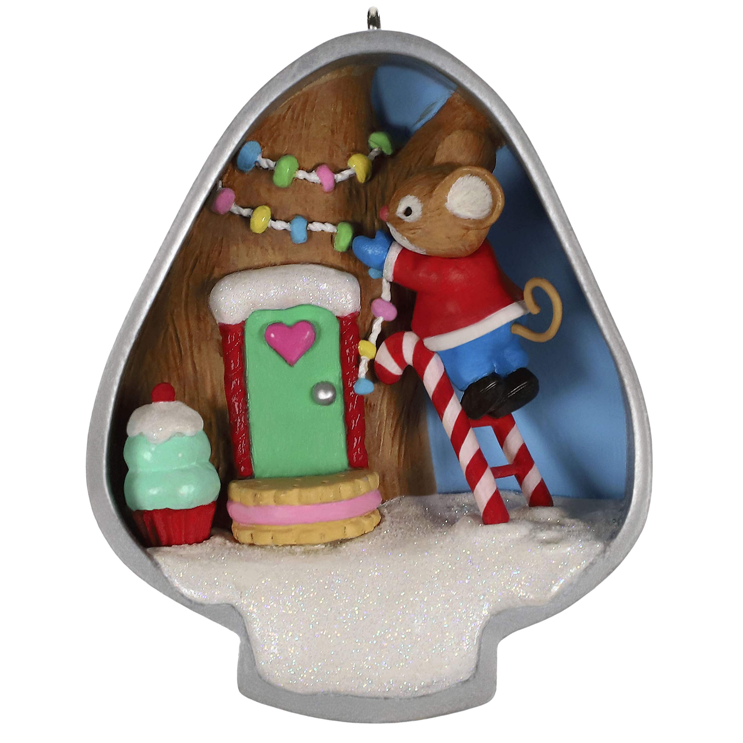 Hallmark Keepsake Christmas Ornament 2019 Year Dated, Cookie Cutter Christmas Mouse, (1599QXR9089)