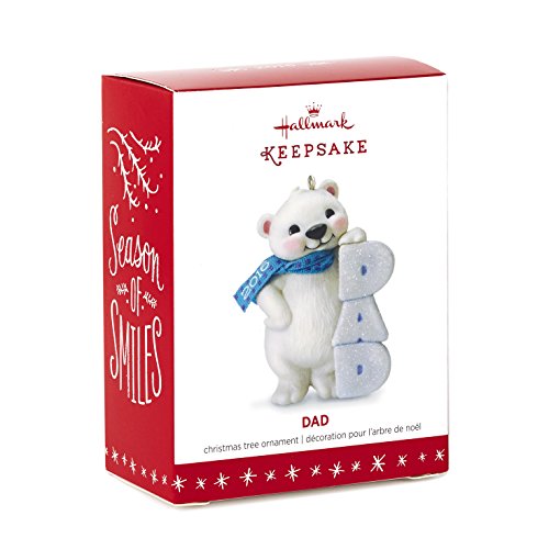 Hallmark Keepsake 2016 "Dad" Dated Holiday Ornament