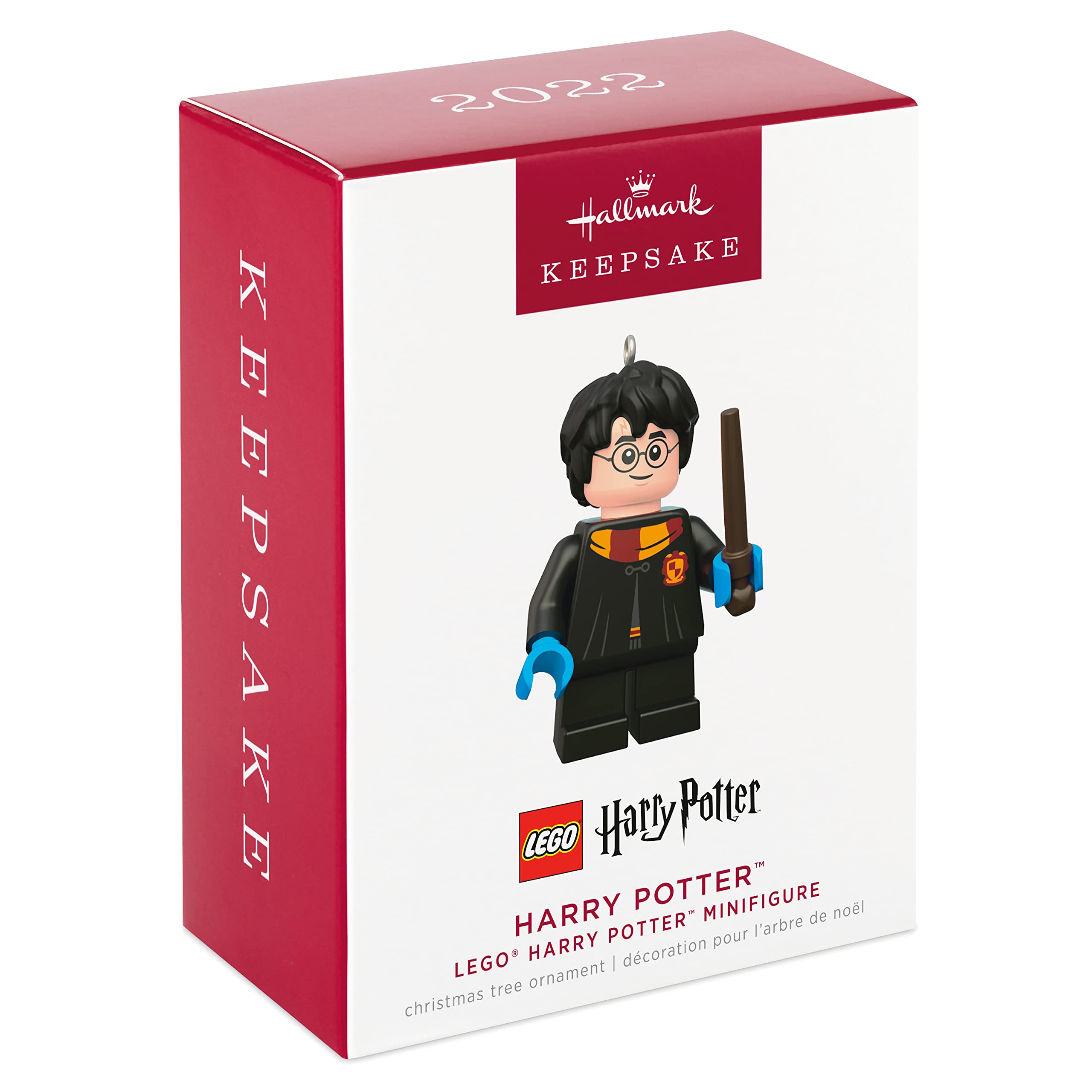 Hallmark Keepsake Miniature Christmas Ornament,Plastic 2022, Harry Potter Lego Minifigure