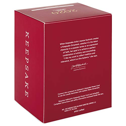 Hallmark Keepsake Christmas Ornament 2020, Angelic Candlelight, Motion With Light (2499QGO1841)