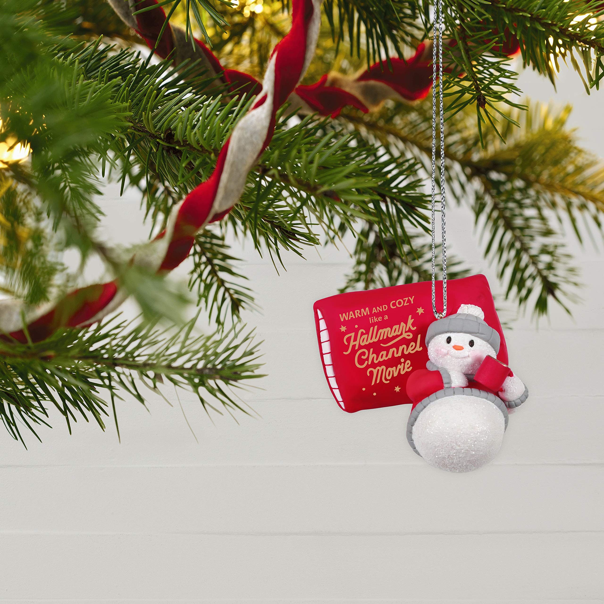 Hallmark Keepsake Ornament 2020, Hallmark Channel Warm & Cozy Christmas Snowman (1599QGO6171)