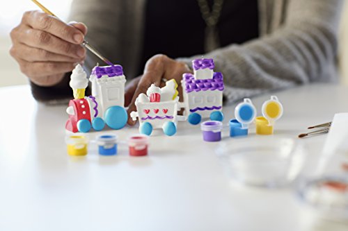 Hallmark Keepsake Christmas Ornament 2018 Year Dated, Make-Your-Own Train DIY Kit, 3 Pieces