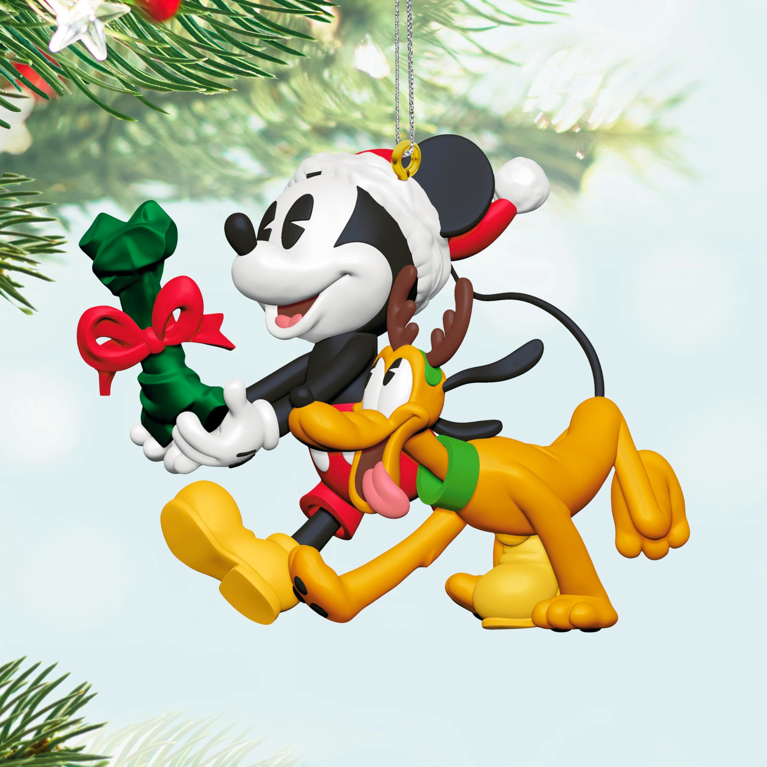 Bone-afide Besties, Disney Mickey and Friends, 2025 Hallmark Keepsake Christmas Ornament