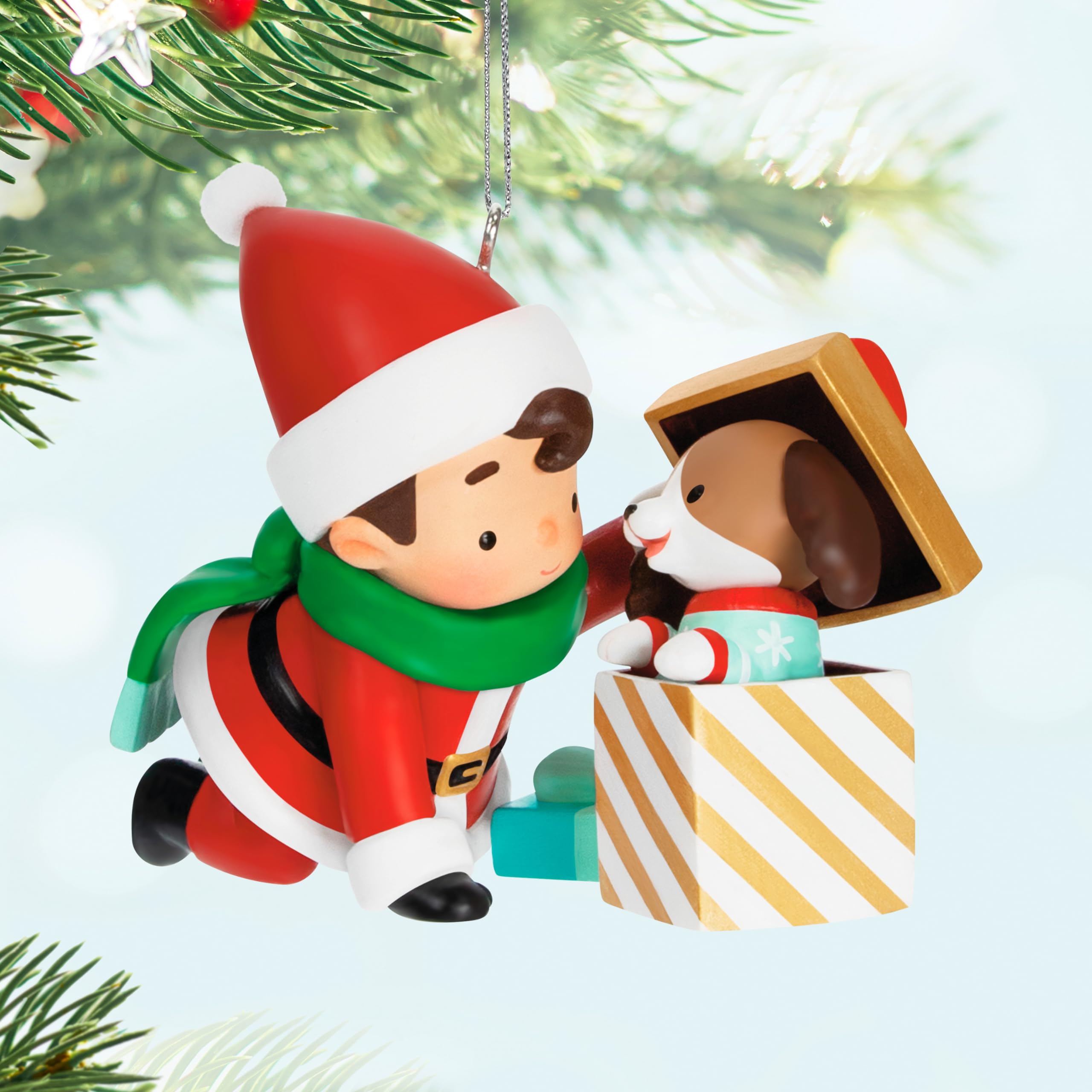 Hallmark Keepsake Christmas Ornament 2024, Young Santa, Santa Collectors Gifts
