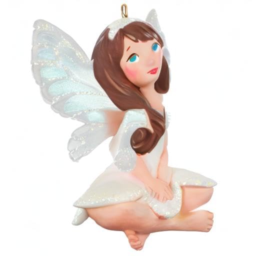 Hallmark Keepsake Plastic Christmas Ornament 2021, Fairy Messengers Freesia Fairy