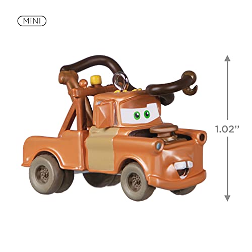 Hallmark Keepsake 1.02" Miniature Plastic Christmas Ornament 2022, Disney/Pixar Cars Lil' Mater, Mini