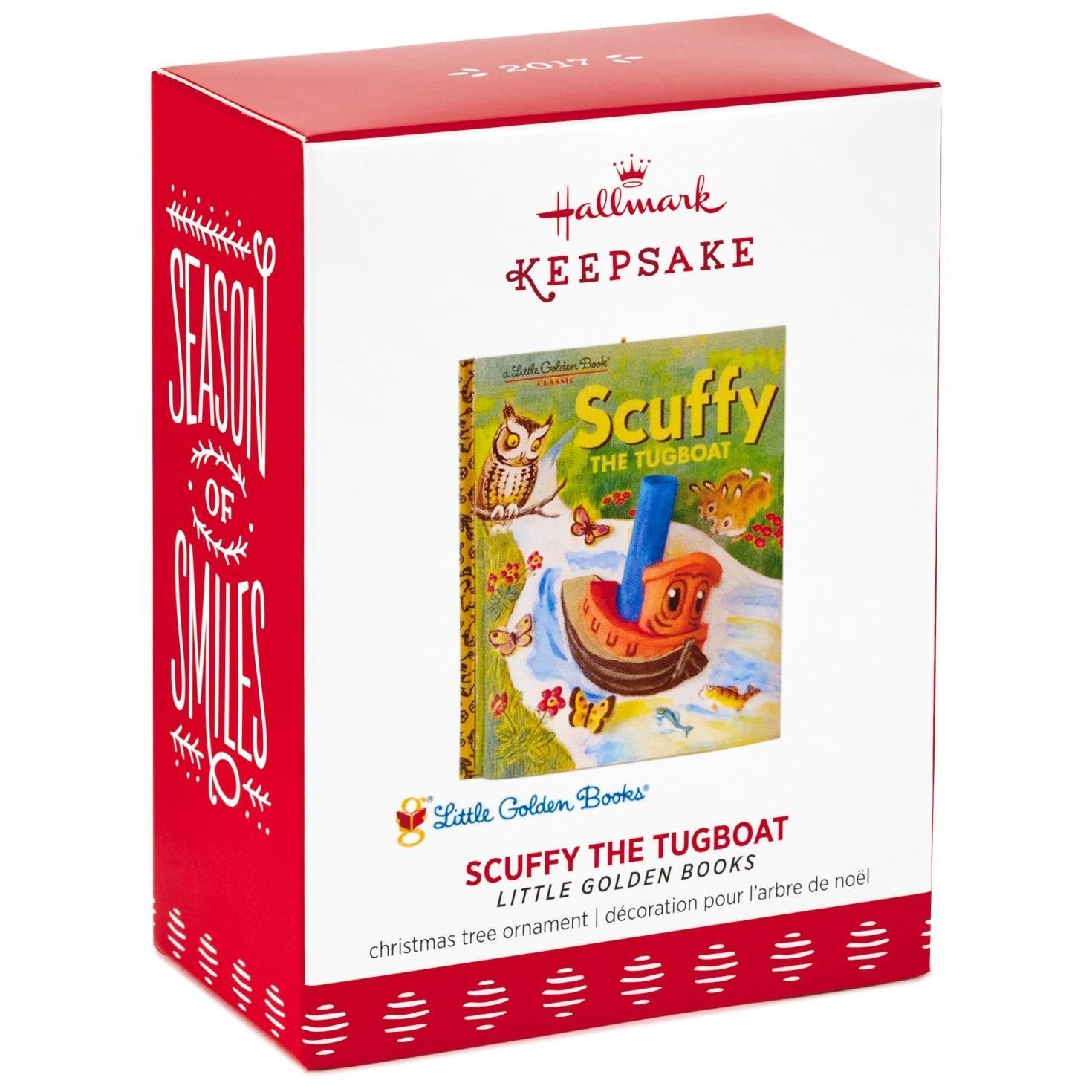 Hallmark 2017 Little Golden Books Scuffy The Tugboat Ornament