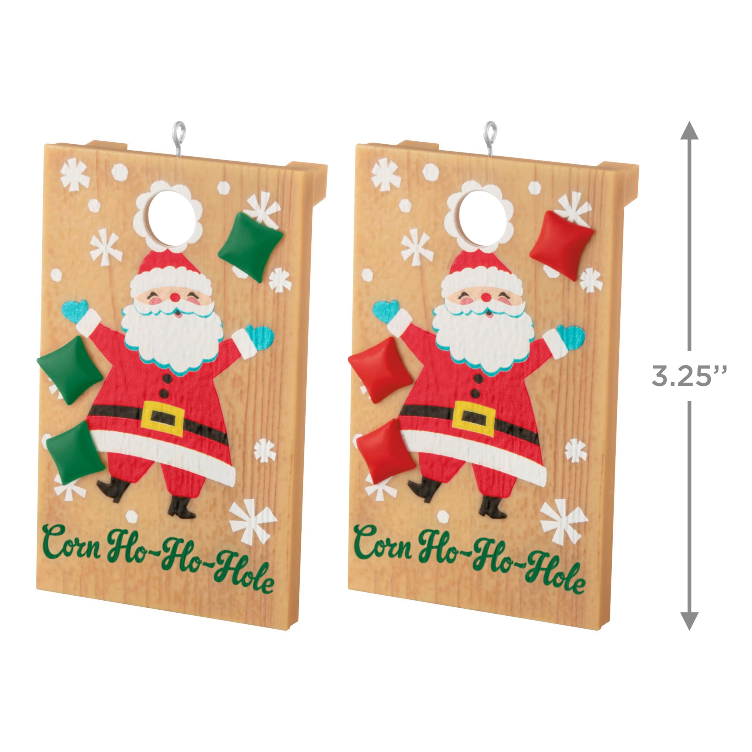 Corn Ho-Ho-Hole 2025 Hallmark Keepsake Christmas Ornament, Set of Two