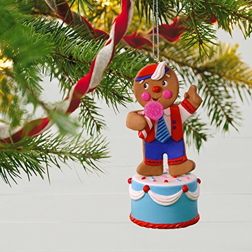 Hallmark 1995QGO1422 Joke-Telling Gingerbread Man Keepsake Christmas Ornaments