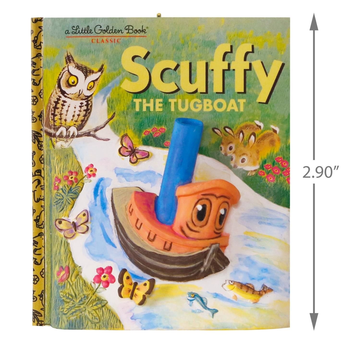 Hallmark 2017 Little Golden Books Scuffy The Tugboat Ornament