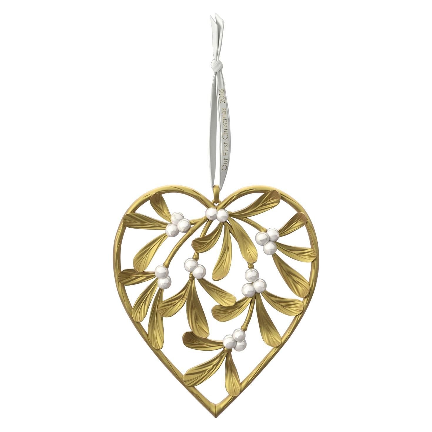 Hallmark Keepsake Christmas Ornament, Year Dated 2016 Our First Christmas Heart