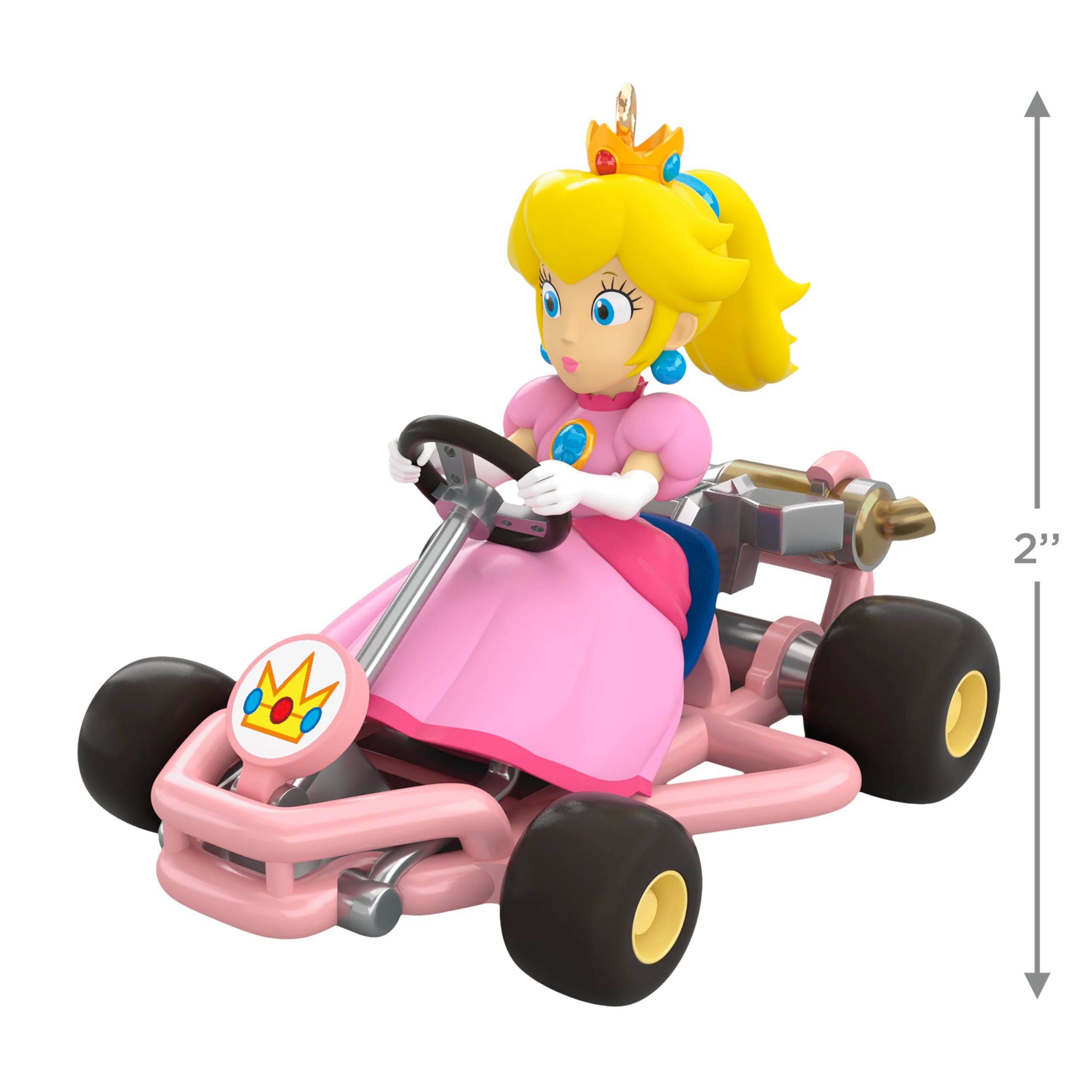 Princess Peach Mario Kart 2025 Hallmark Keepsake Christmas Ornament