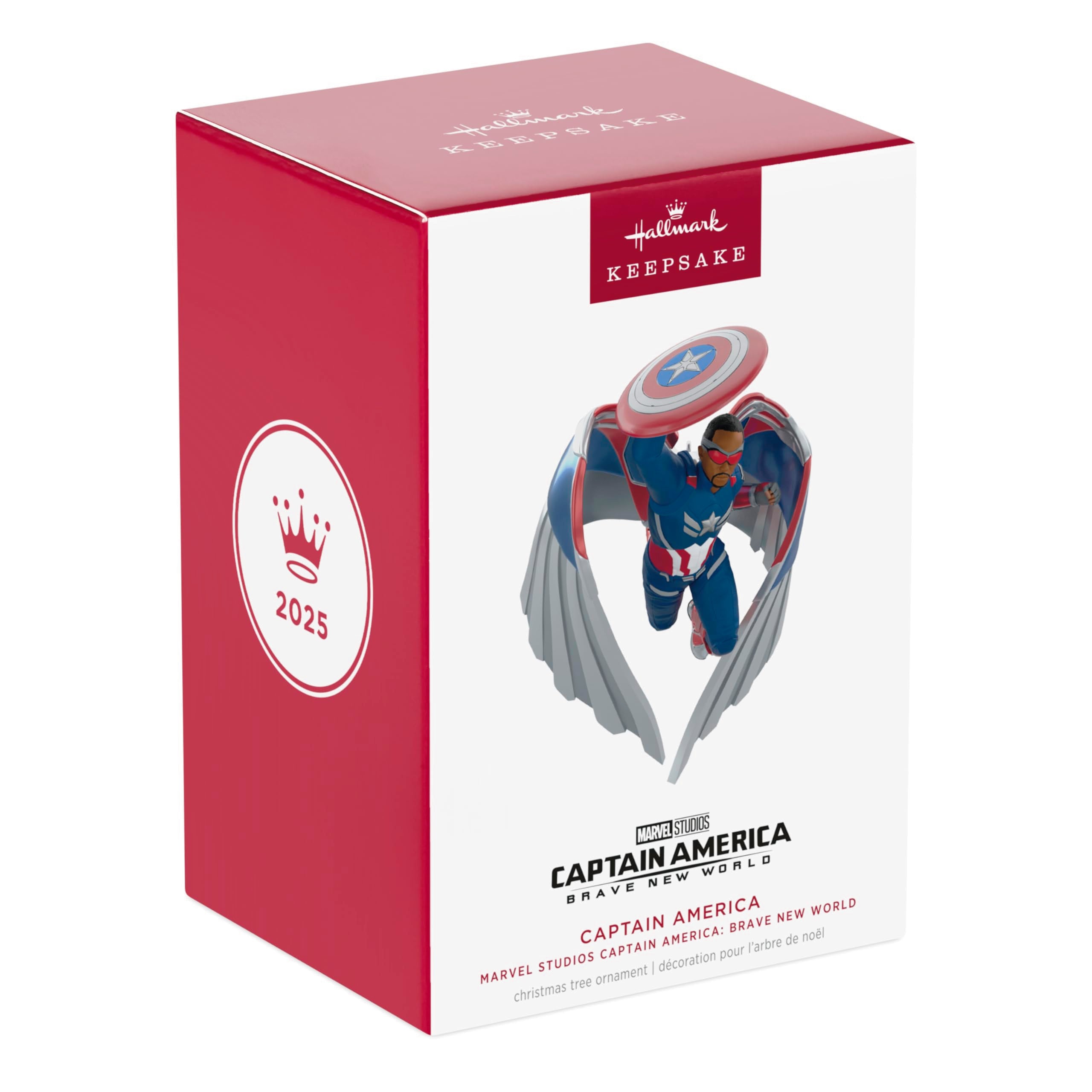 Captain America, Marvel Studios Captain America: Brave New World, 2025 Hallmark Keepsake Christmas Ornament
