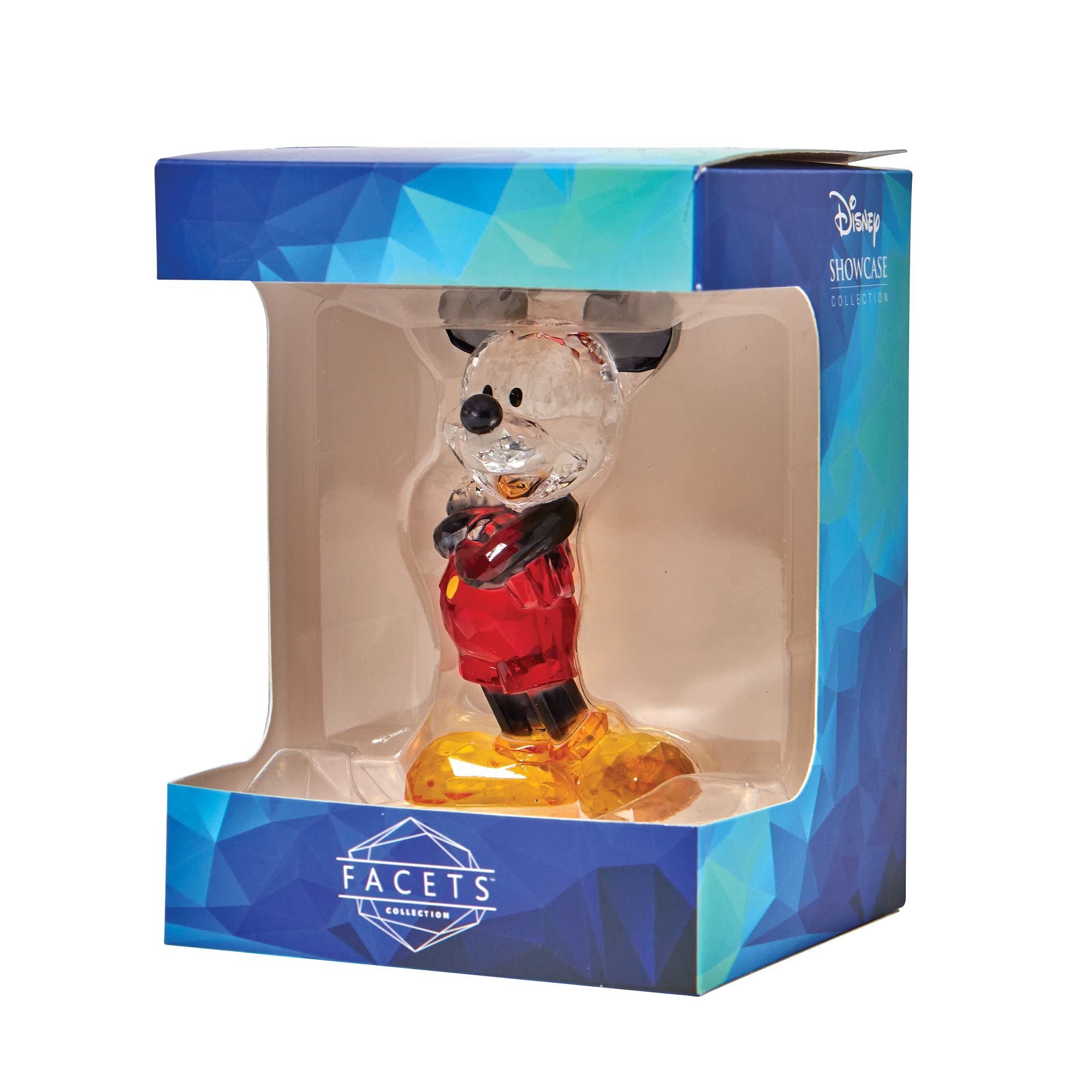 Enesco Facets Disney Mickey Mouse Standing Pose Figurine, 3.75 Inch