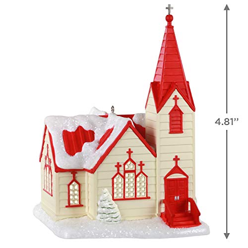 Hallmark Keepsake Christmas Ornament 2020, Come In and Rest Church (1999QGO2014)
