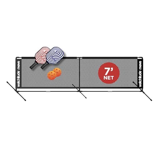 watchitude Move Indoor/Outdoor Kids Pickle Ball Net Set 7ft - 10ft (7 ft)