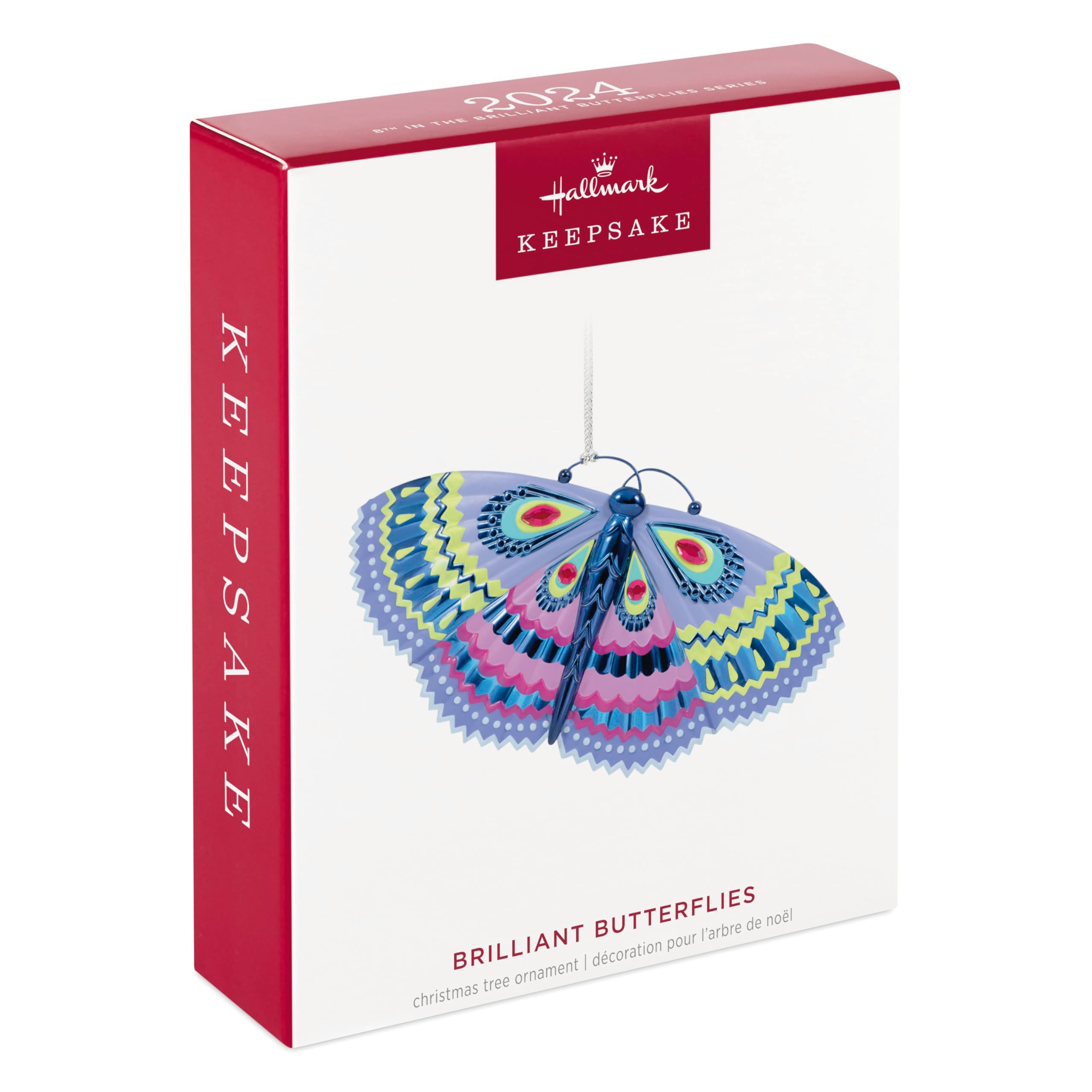 Hallmark Keepsake Christmas Ornament 2024, Brilliant Butterflies, Gift for Her