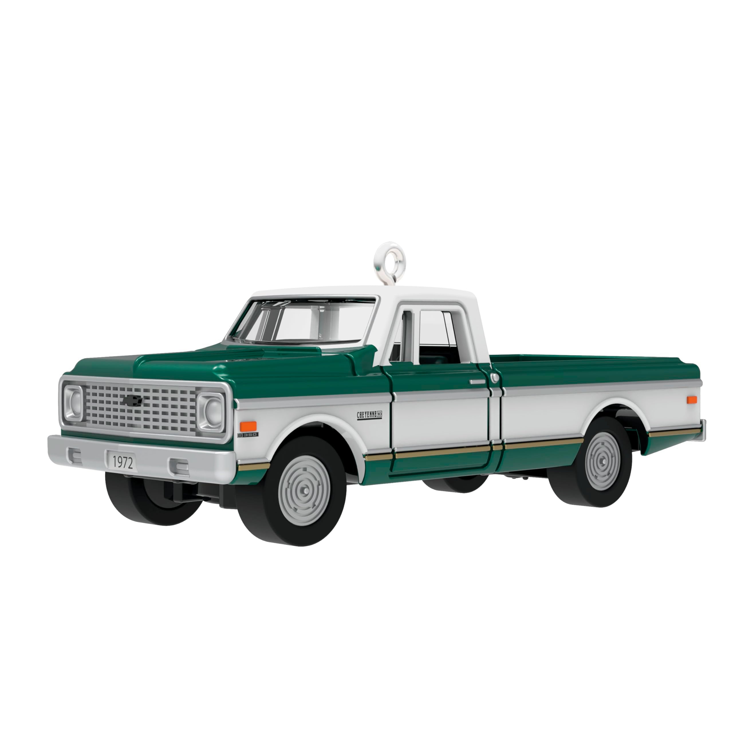 Hallmark Keepsake 0.67" Mini Christmas Ornament 2024, Lil' American Trucks 1972 Chevrolet Cheyenne Super 2024, Metal, Gifts for Car Collectors