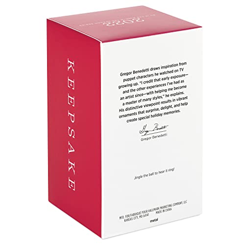 Hallmark Keepsake Christmas Ornament 2022, Ring in The Season Bell, Metal